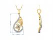 Charvi Designer Diamond Pendant Set