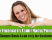 cheque based private finance in chennai