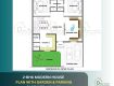2BHK Single Floor House Design with Garden & Parking