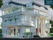 Grand Triplex Bungalow with Striking Exterior Design