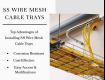 Efficient Cable Management with SS Wire Mesh Cable Trays | Less Wire Forms