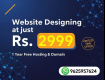 Web designing @ just 2999