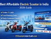 EV SCOOTER UNDER 1 LAKH