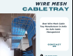 Premium Cable Tray Solutions Manufacturer in Tamilnadu | LessWireForm
