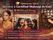 B M Makeup & Beauty Academy, we are also known for our professional makeup courses and beautician training