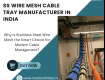 SS Cable Tray Manufacturer in India - LessWireForm