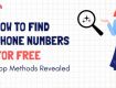 Finding Phone Number for Free: Easy Search & Lookup Methods