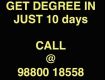 GET DEGREE IN JUST 10 DAYS