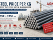 Steel Price Per Kg in India: TMT Price Trends & Buying Guide | Agni Steels