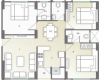 2 BHK 1415 Sq Ft Apartment In Swapnil Elysium, South Bopal, Ahmedabad