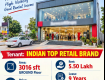 Sale of commercial property with INDIAN TOP RETAIL BRAND  tenants at Kompally main road.