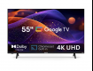 Haves 55-Inch 4K UHD Google TV Frameless with Voice Remote.