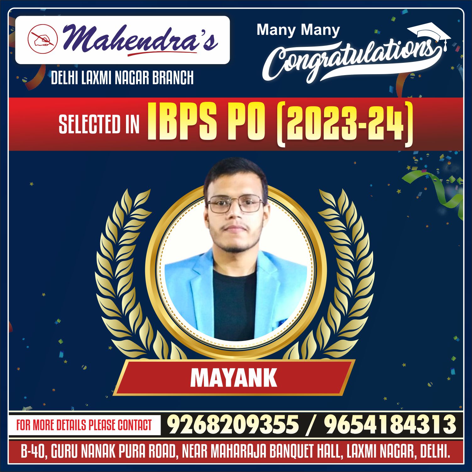 Mahendra's Latest Successful Candidates attachment 7