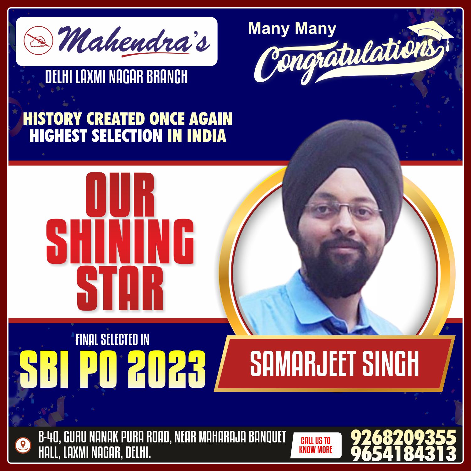 Mahendra's Latest Successful Candidates attachment 10