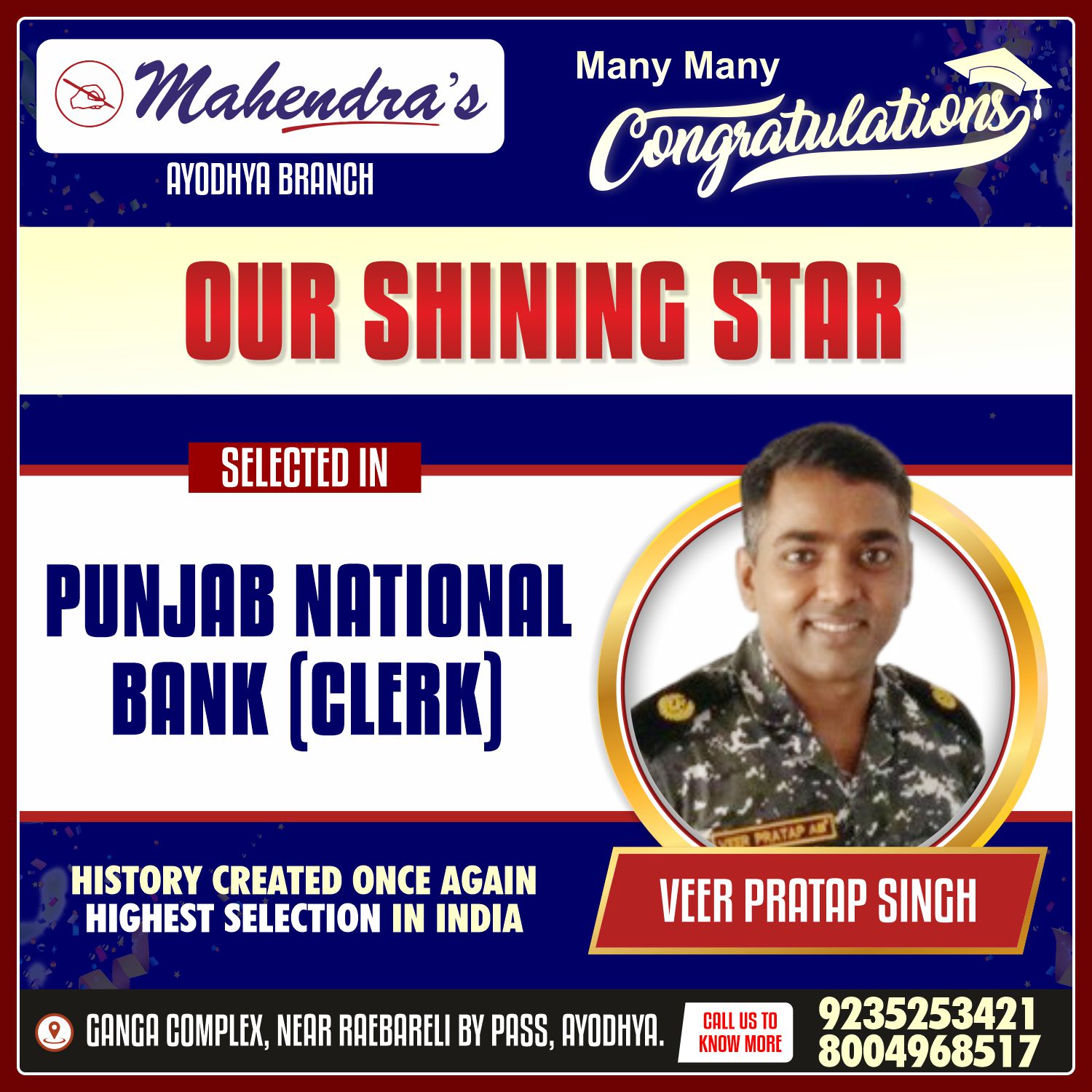 Mahendra's Latest Successful Candidates attachment 29