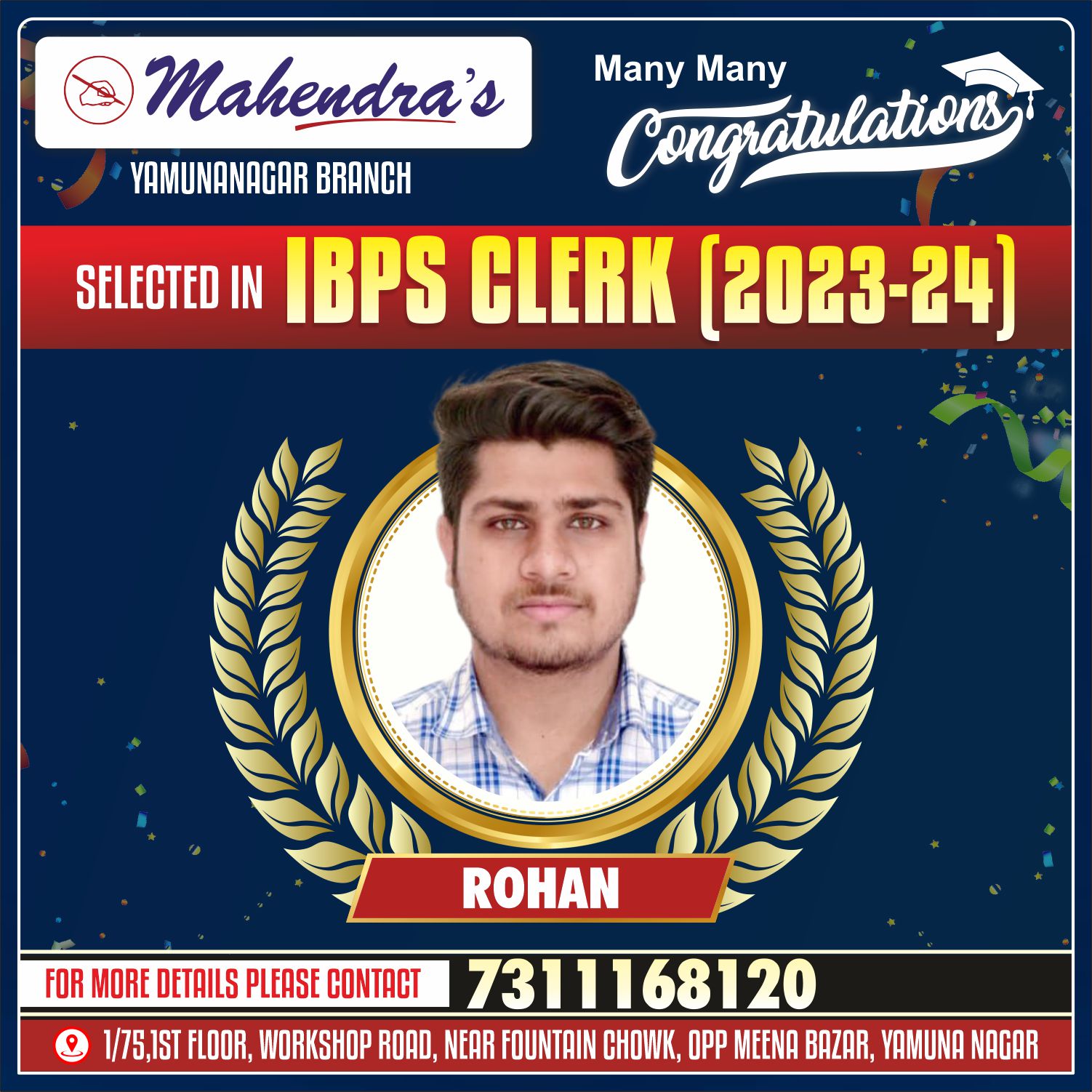 Mahendra's Latest Successful Candidates attachment 30