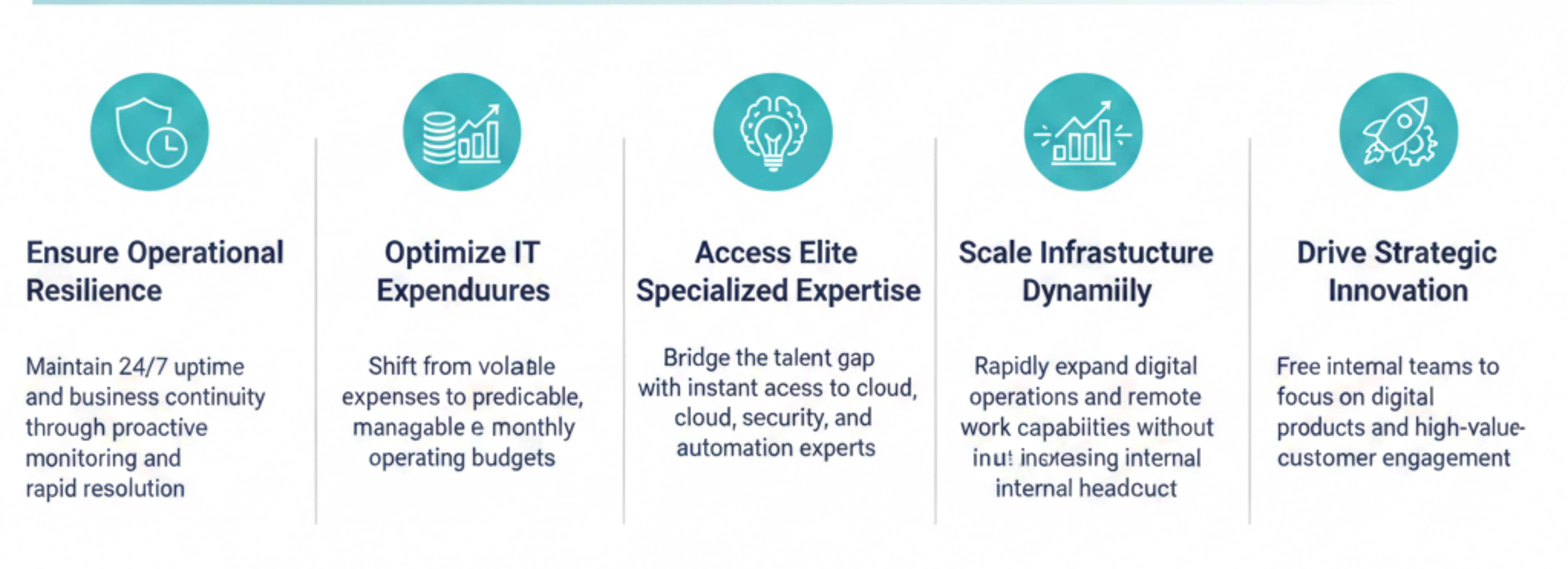 Managed IT services helpdesk support team resolving enterprise technology issues remotely.