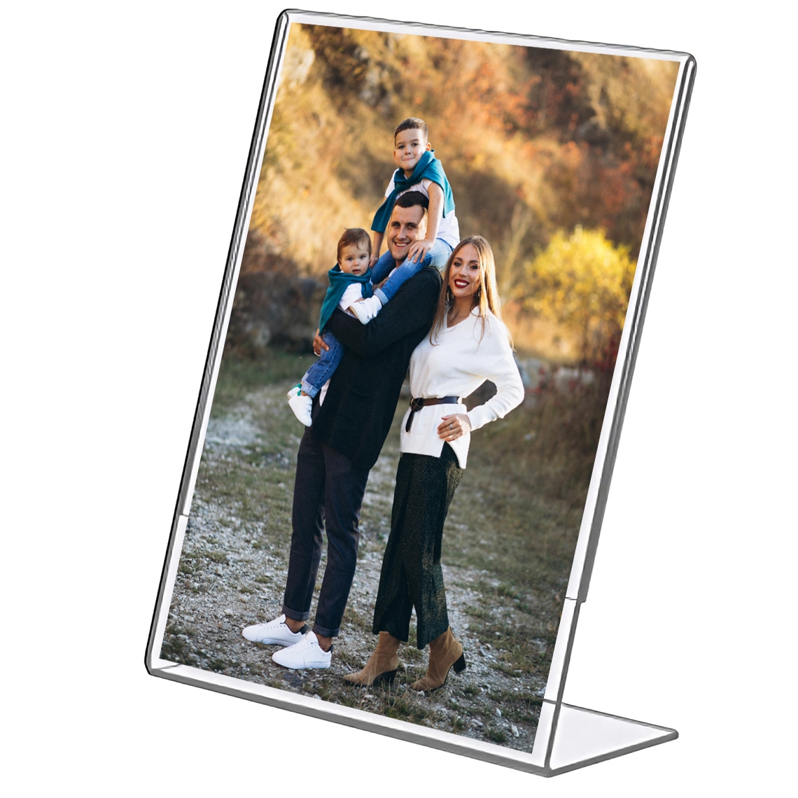  A4 Acrylic Tent Card Display Stand 1