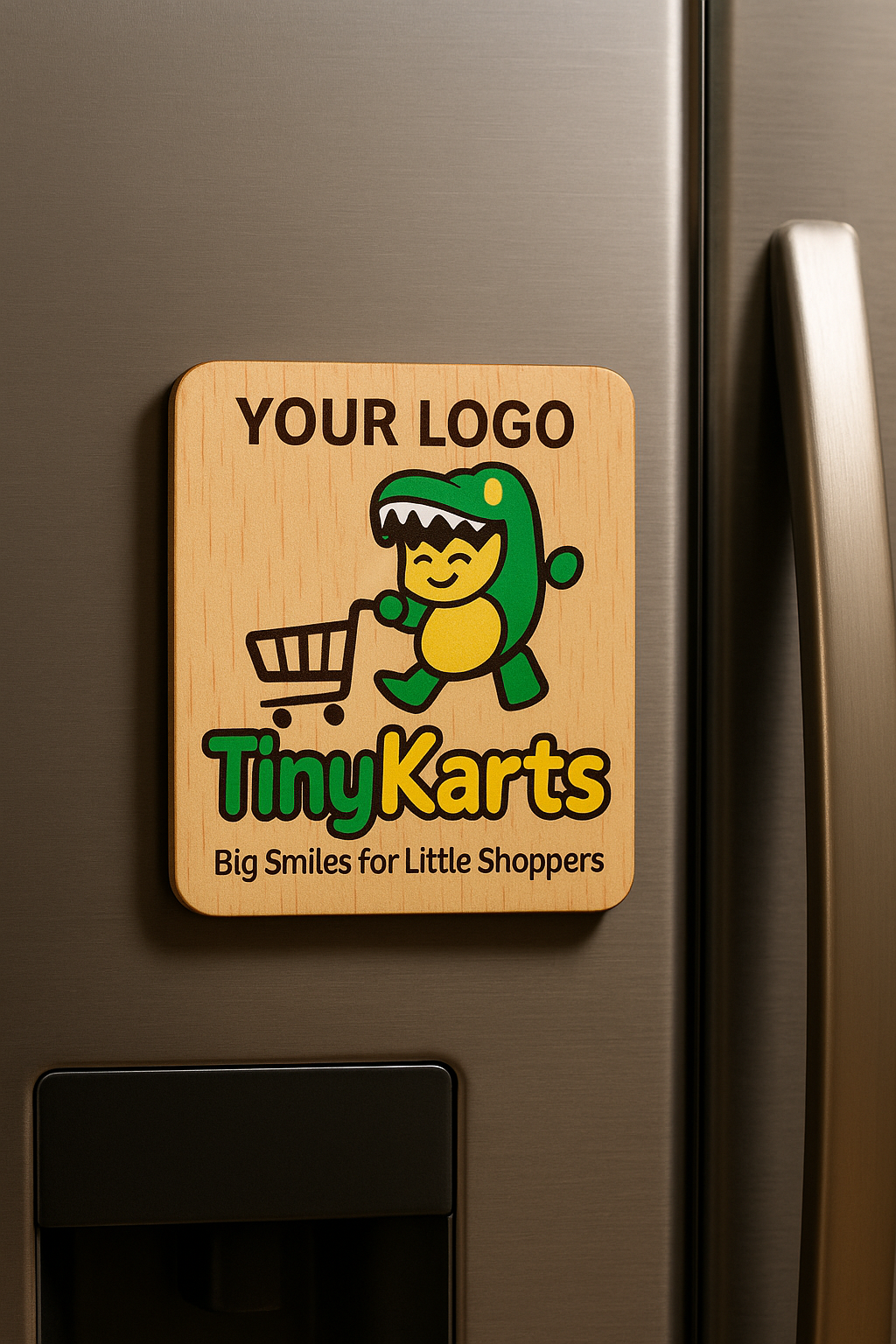 Customizable Laser Engraved Wooden Magnetic Decor 1