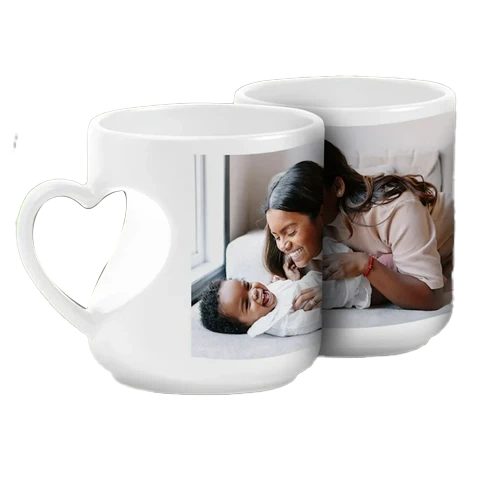 Heart Cut Handel Mug – 11 OZ 1