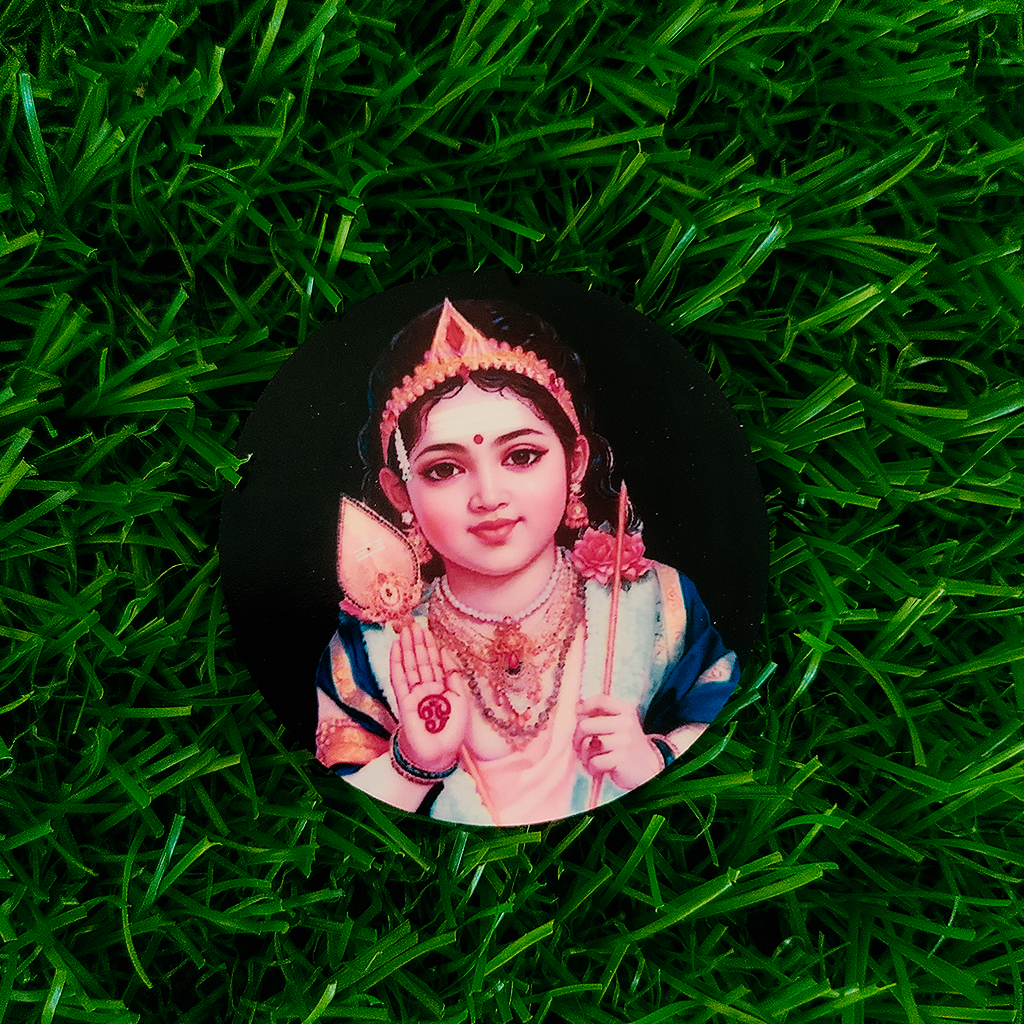 Tamil God Murugar Photo Frame Magnet 1