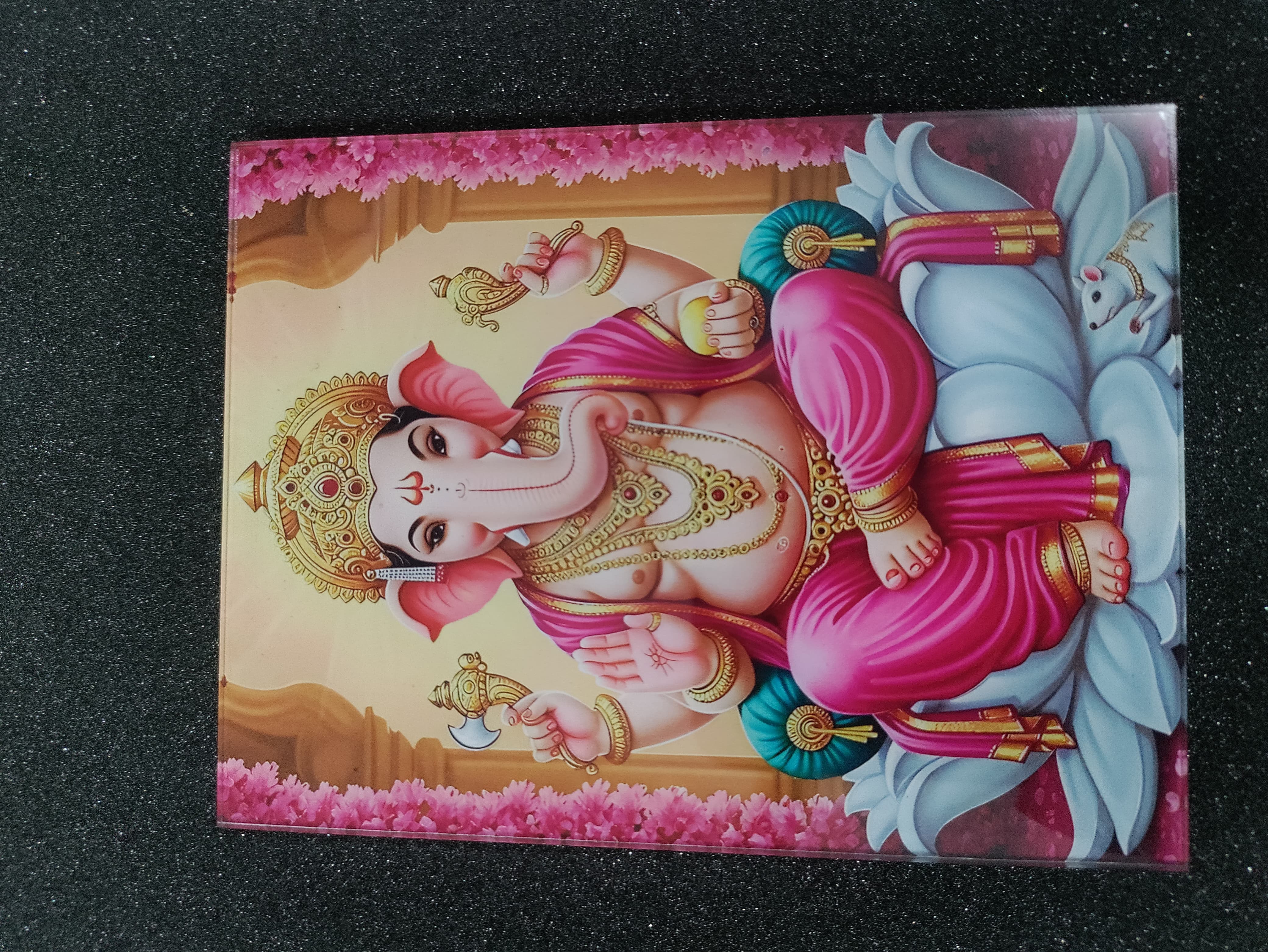 Personalized Ganesha Acrylic Photo Frame 6x4 1