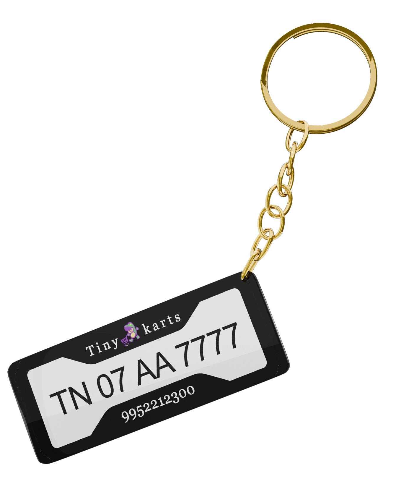 Number Plate Keychain 1