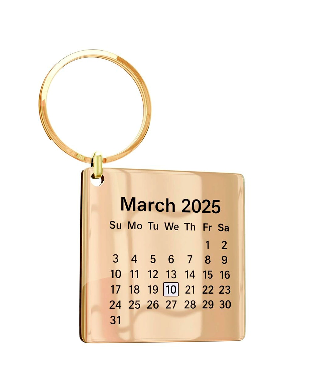 Mini Calendar Keychain 1