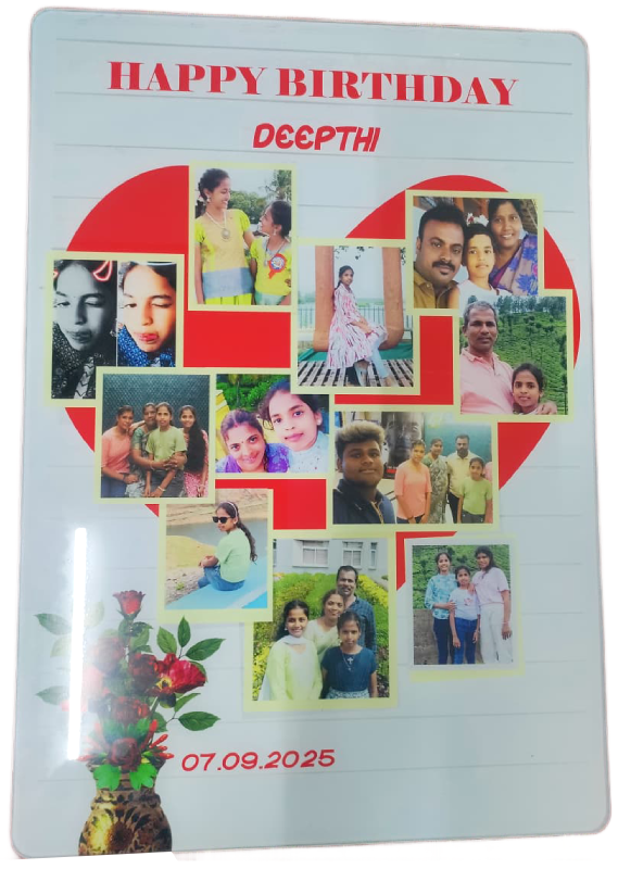 Frameless Acrylic Photo Frame – Custom Gift Print 1