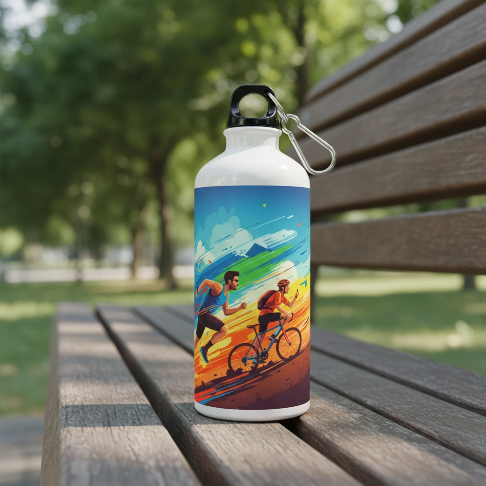 Printed Aluminium Water Bottle 1