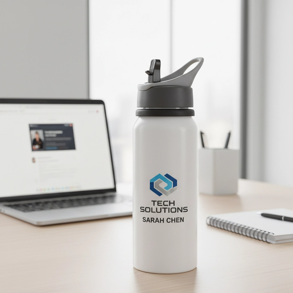 Sipper Bottle - Straw Lid and Hanger 750 ml 1