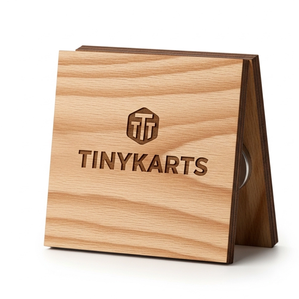 Customizable Laser Engraved Wooden Magnetic Decor 1