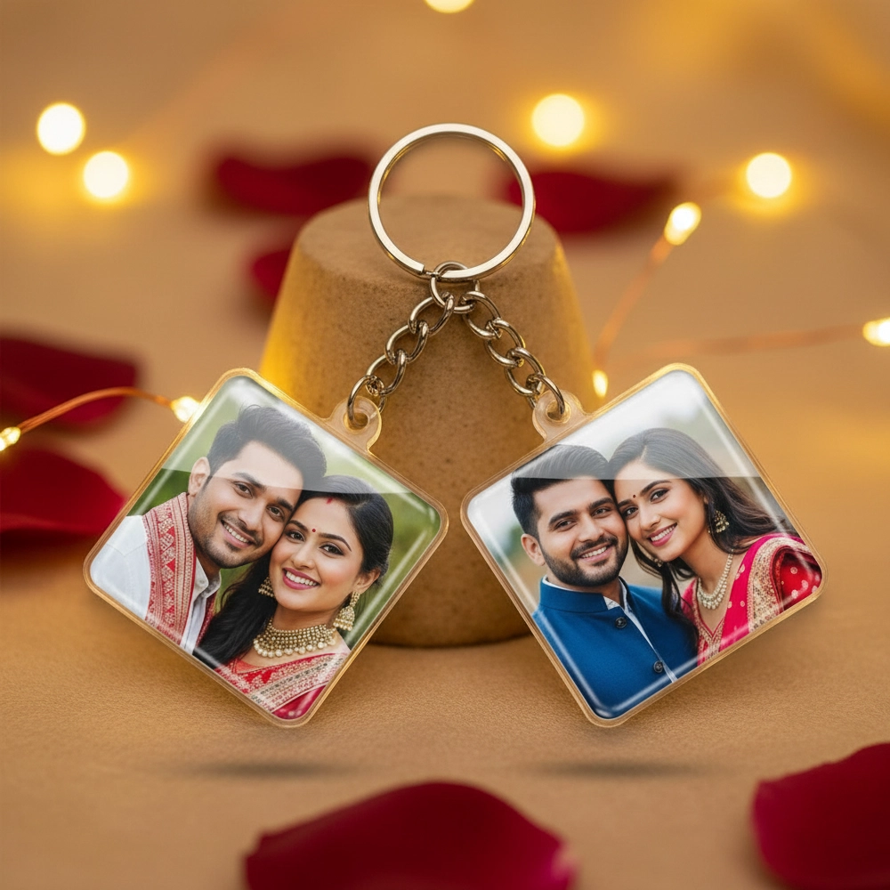 Photo Combo Keychain for Couples 1