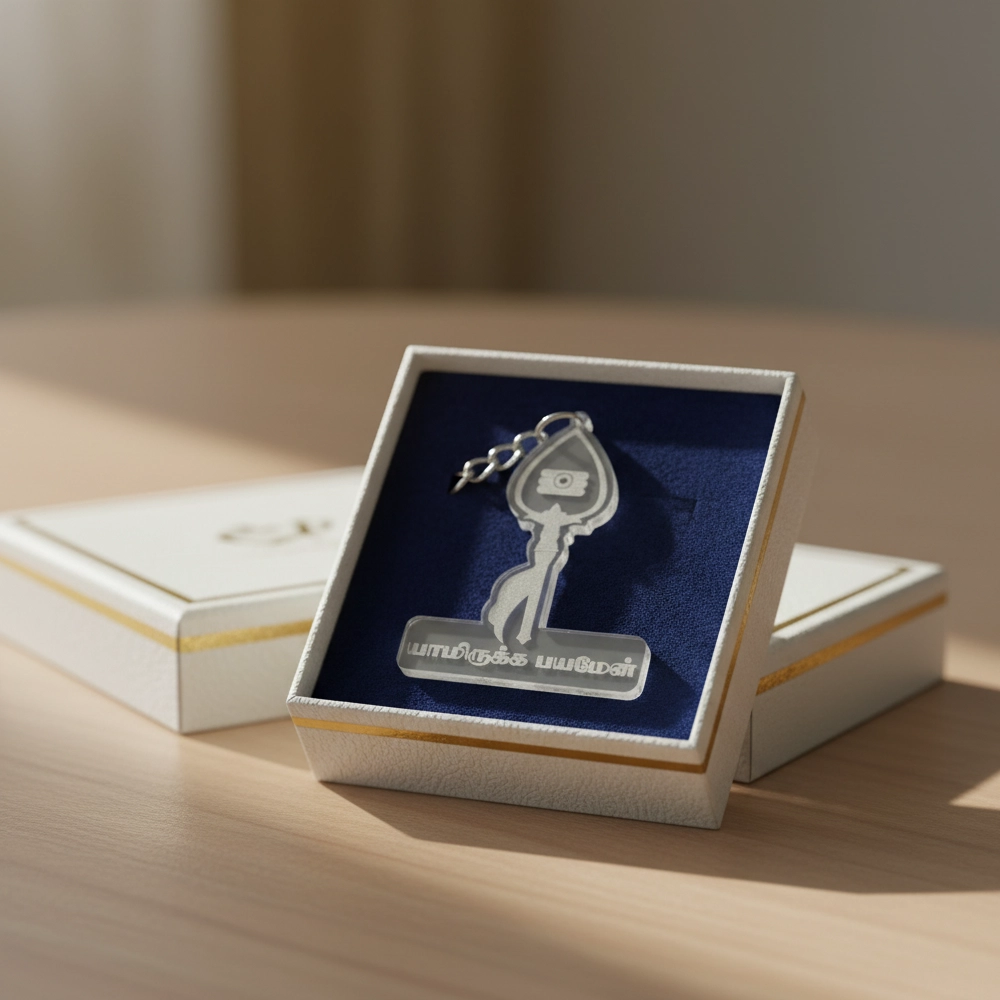 Tamil Devotional Acrylic Keychain 1