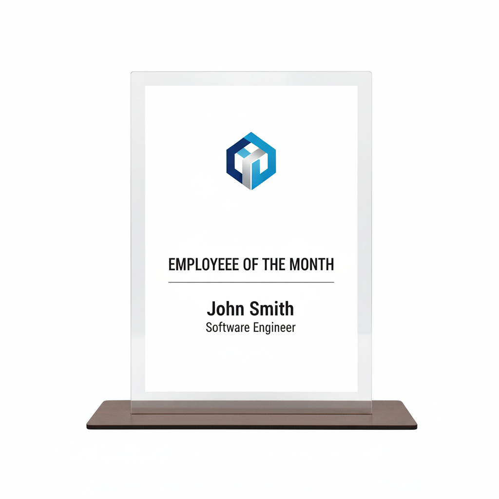 Acrylic Photo Frame Corporate Gift Desk Frame office
