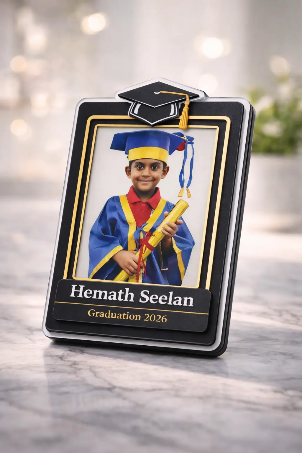 Custom Kids Graduation Fridge Magnet