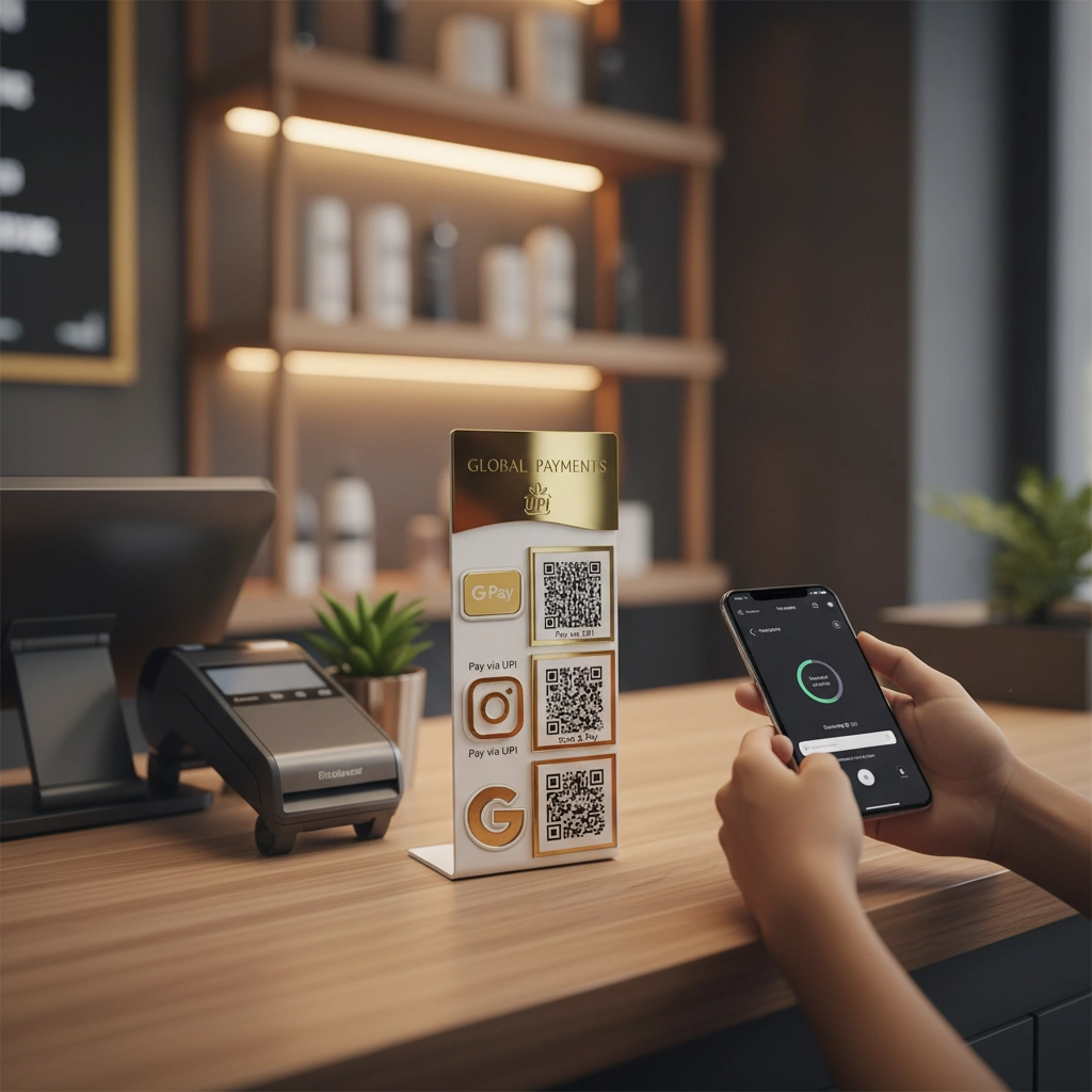 QR Code Stand For Shop - Tinykarts