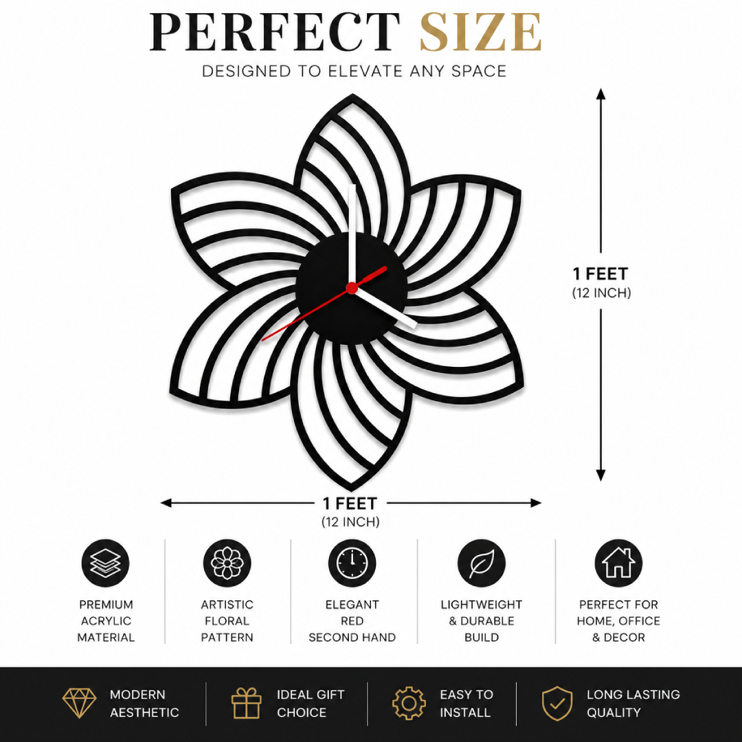 Artistic Home & Office Decor wall clock