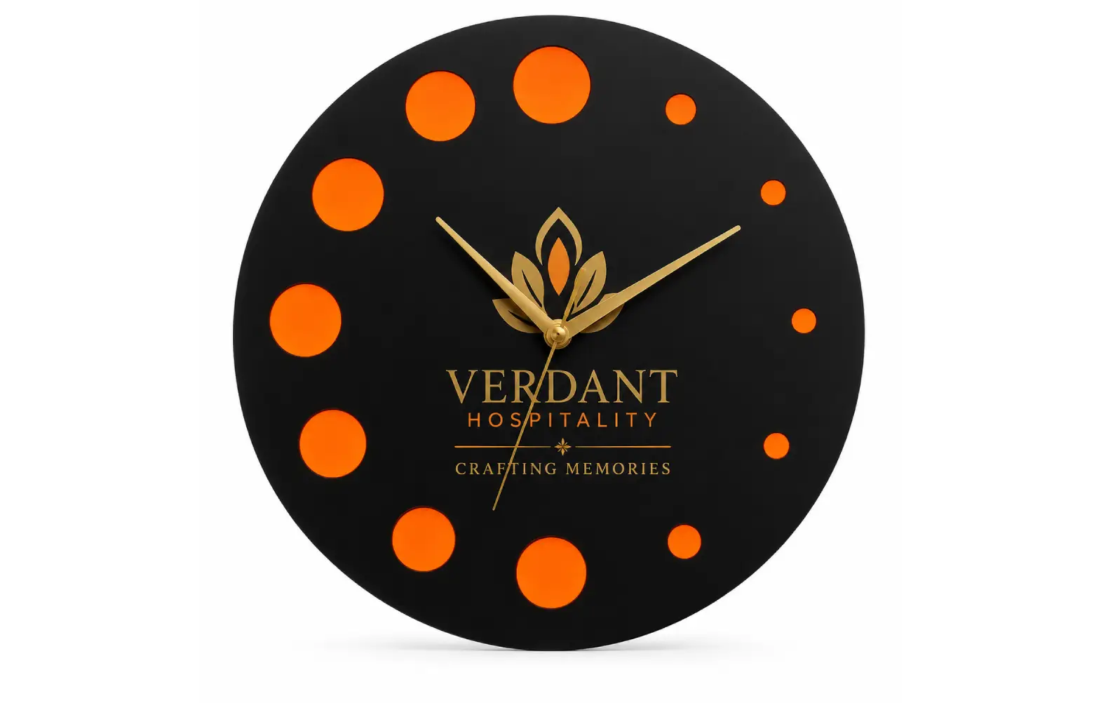 Office Branding Dot Wall Clock 