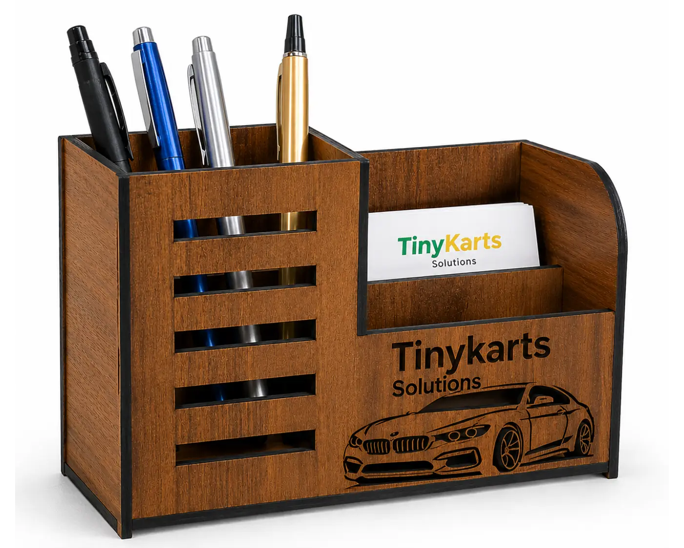 Customized Wooden Pen Stand
