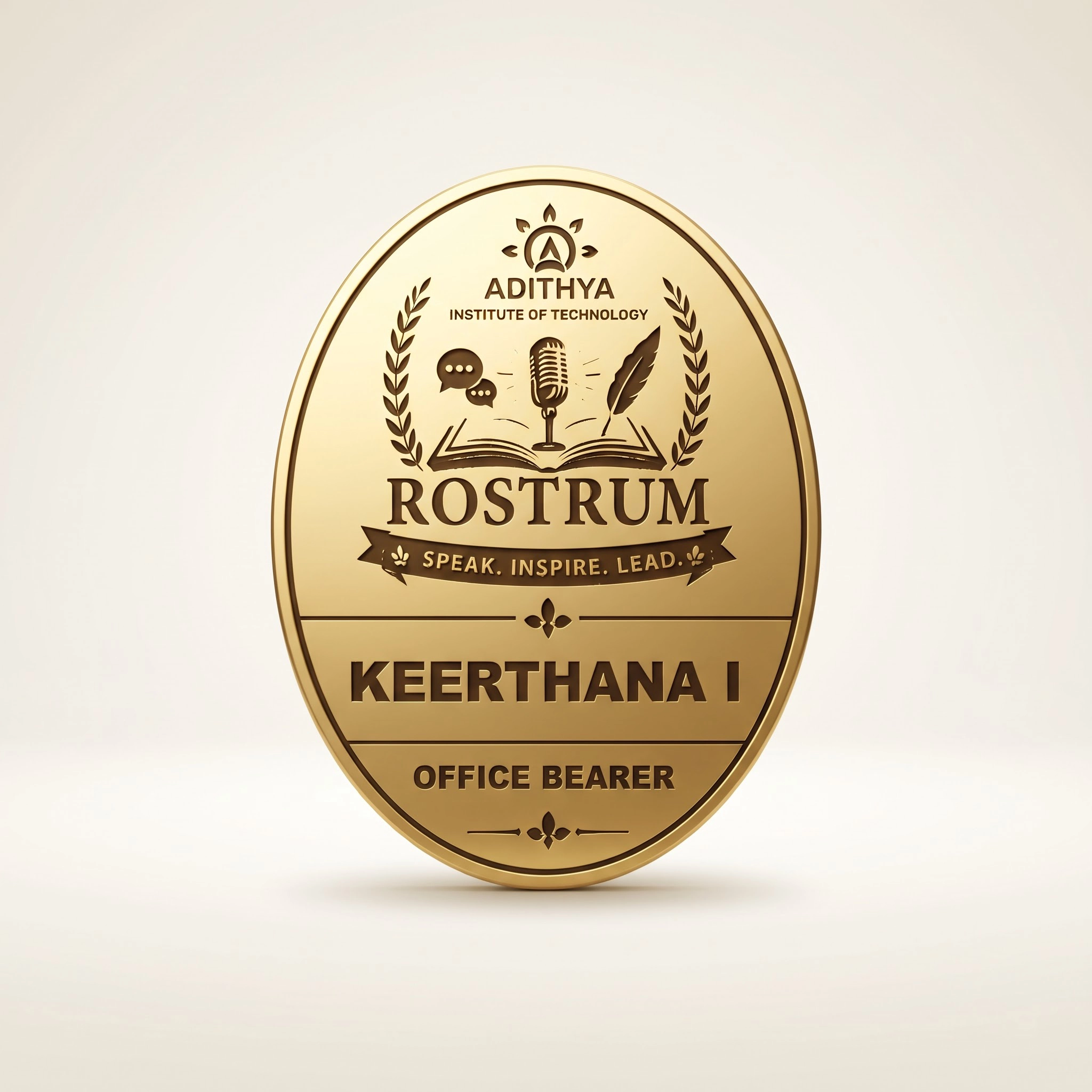 Oval Name Badge