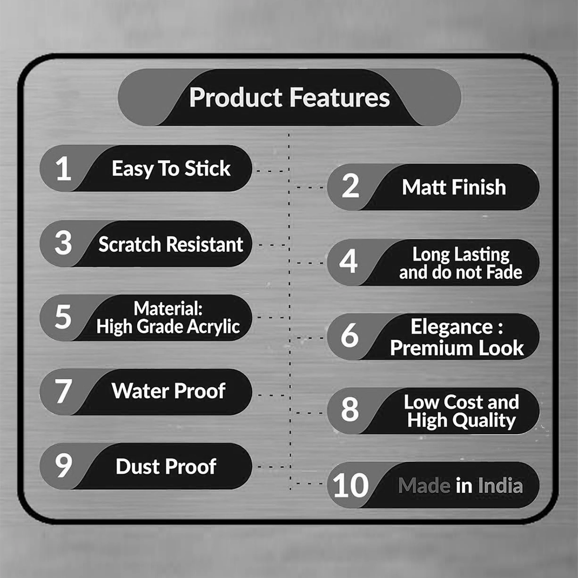 Personalized Silver Name Badge 2