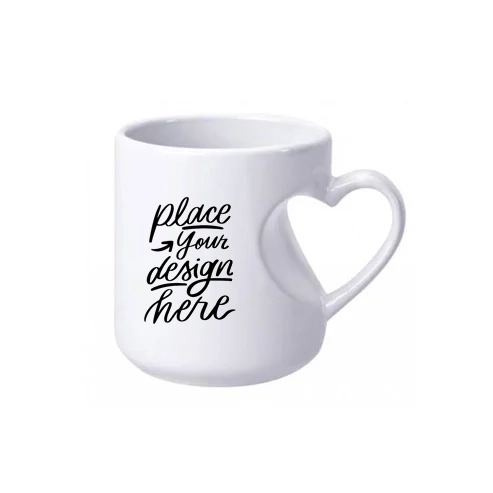 Heart Cut Handel Mug – 11 OZ 2