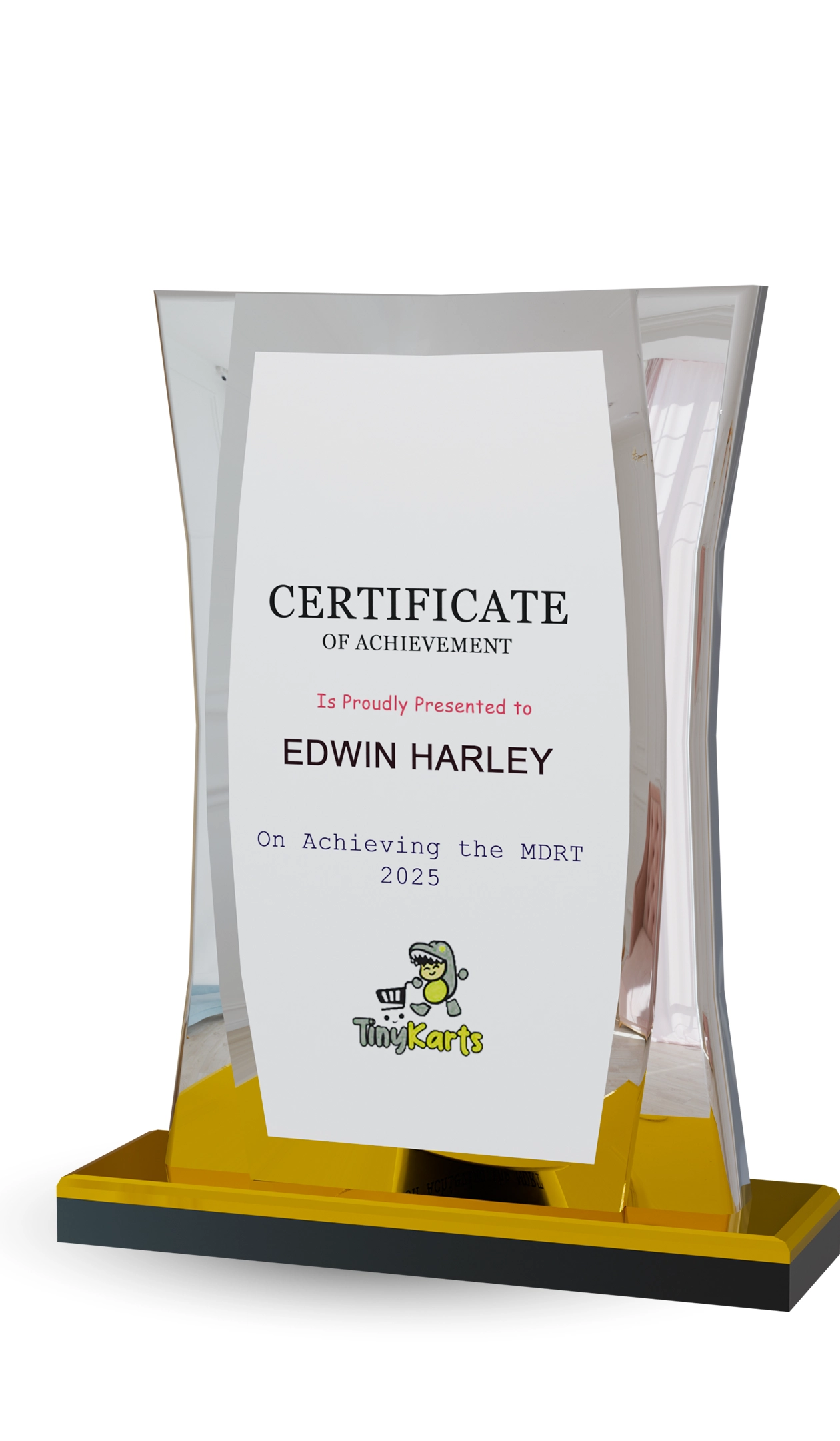 Corporate-Style Acrylic Recognition Trophy 2