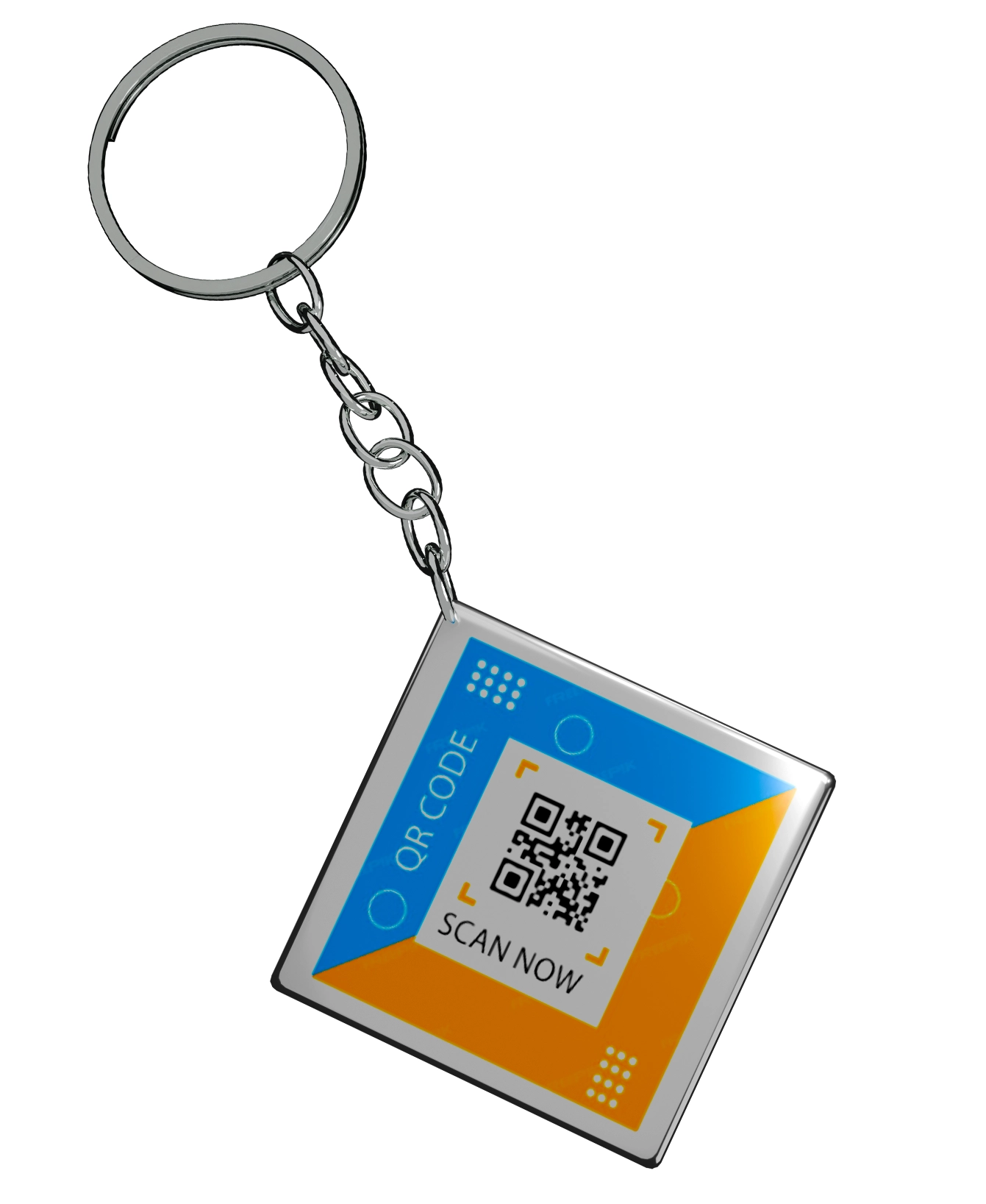 QR Code Keychain 3
