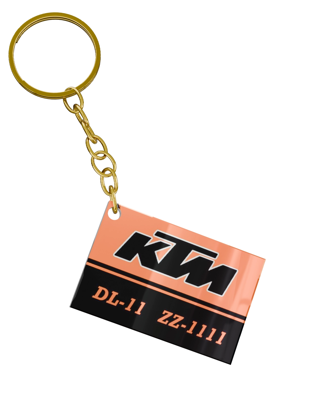 Number Plate Keychain 4