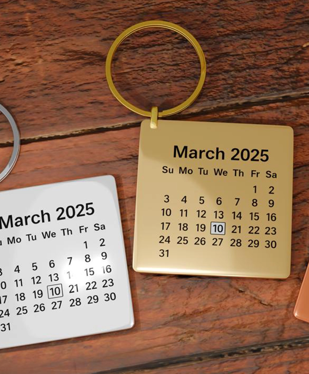 Mini Calendar Keychain 2