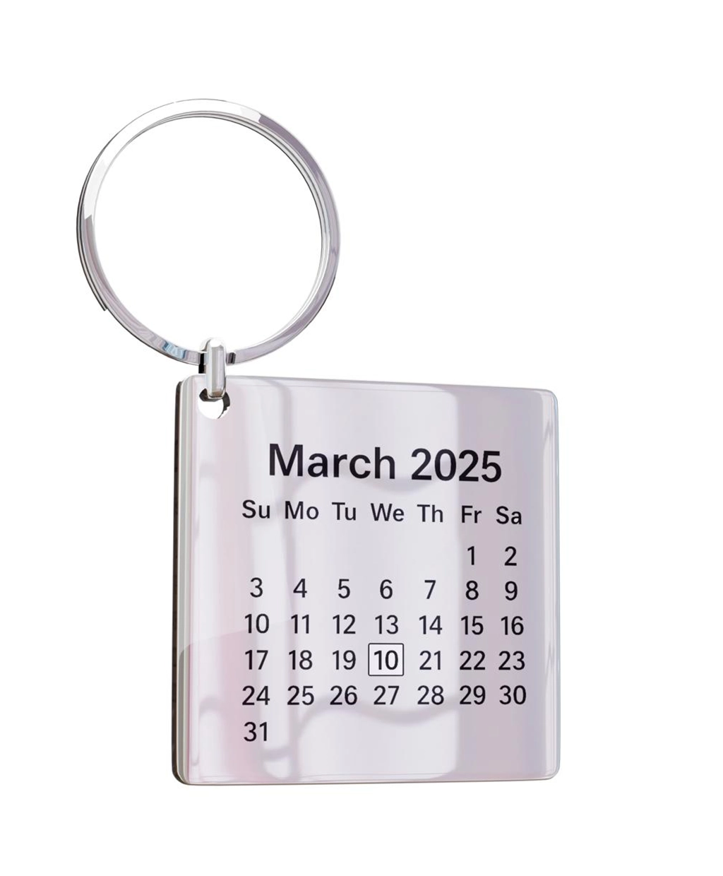 Mini Calendar Keychain 3