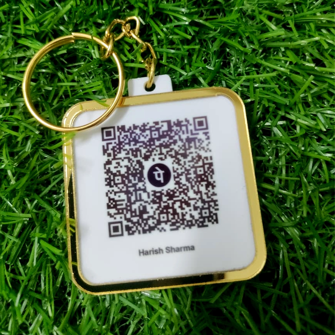 Multi-Purpose QR Code Keychain  2