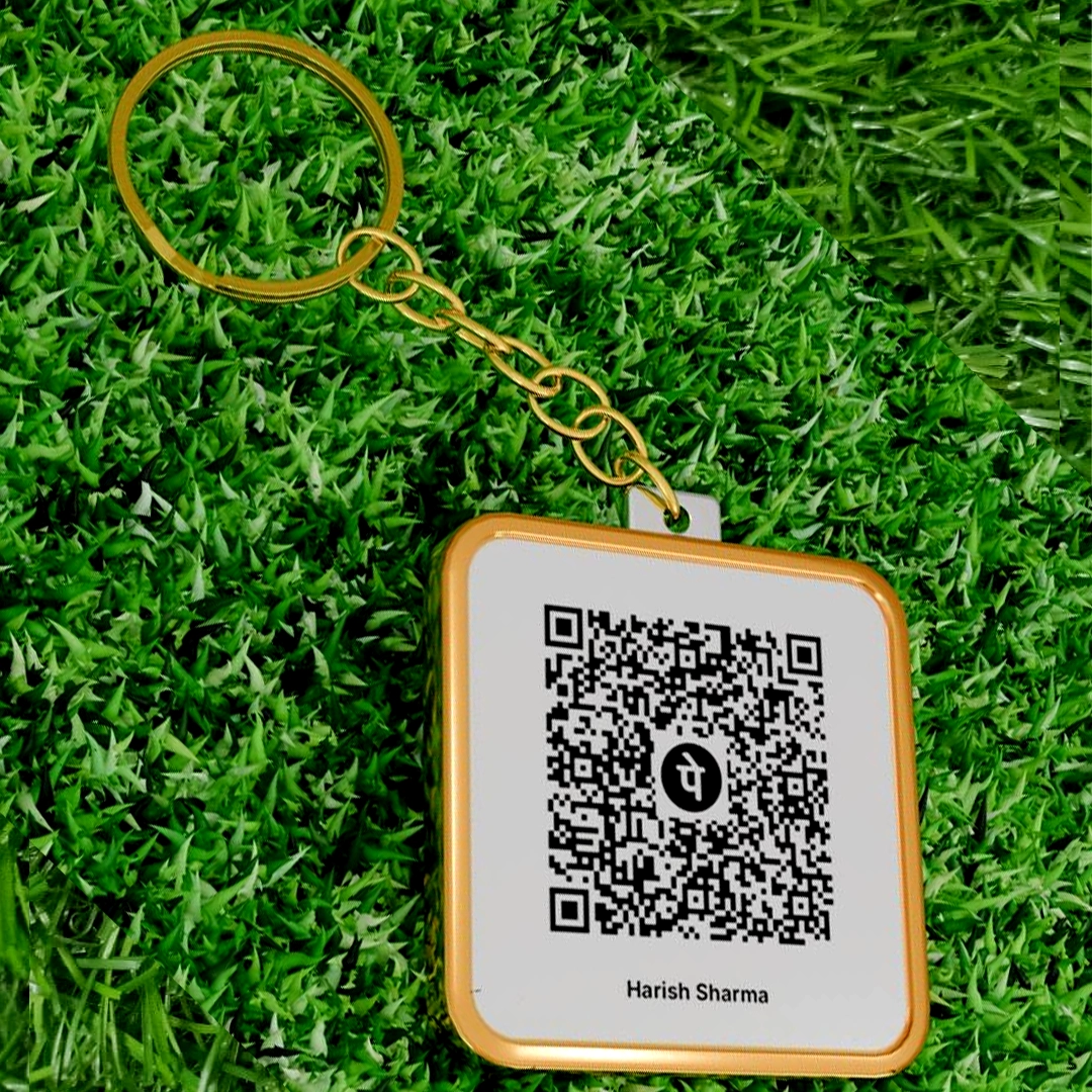 Multi-Purpose QR Code Keychain  4